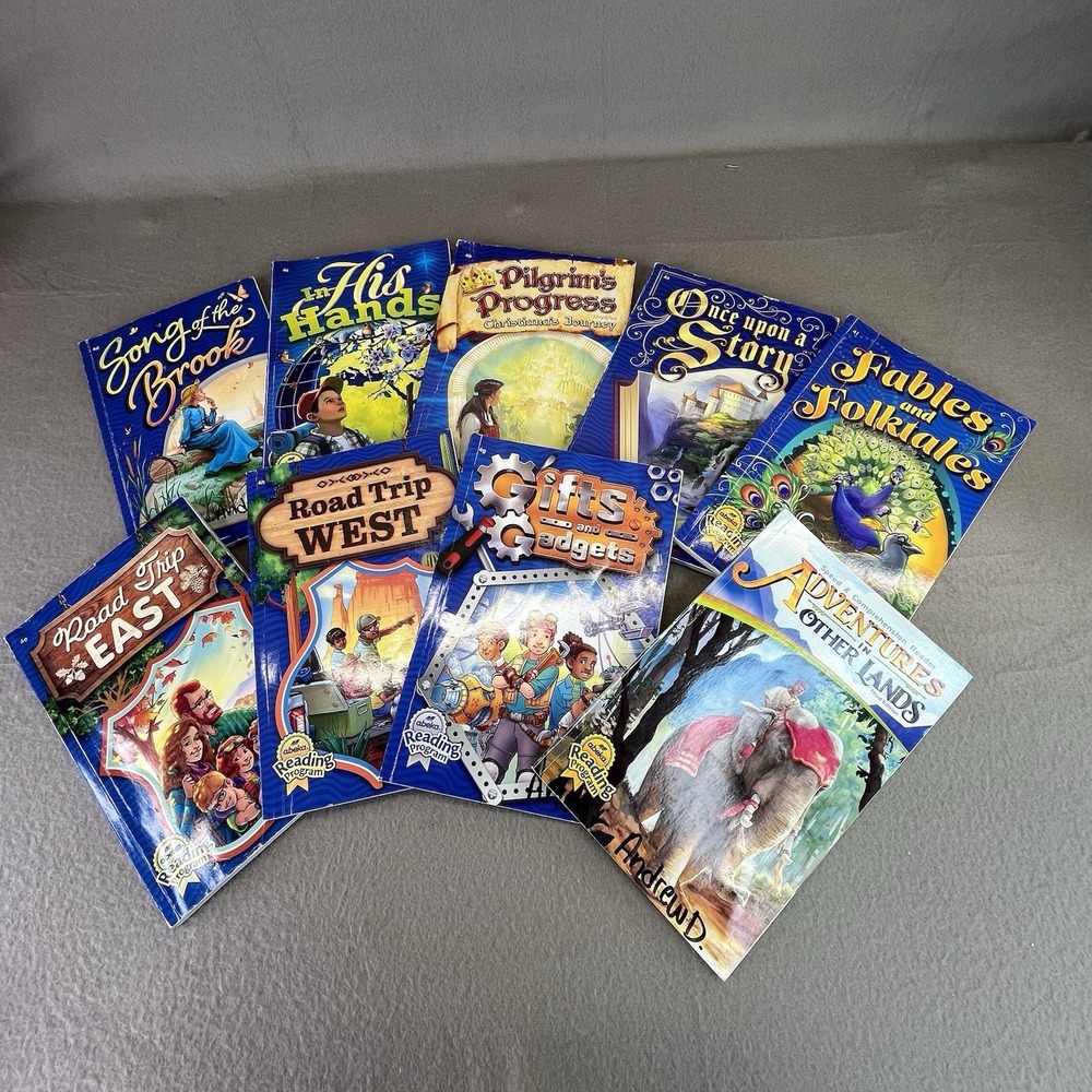 Abeka Homeschool 4th Grade Language Arts Books Complete Set 4 & 4a-4h
